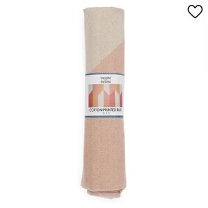 Geometric Print Cotton Rug